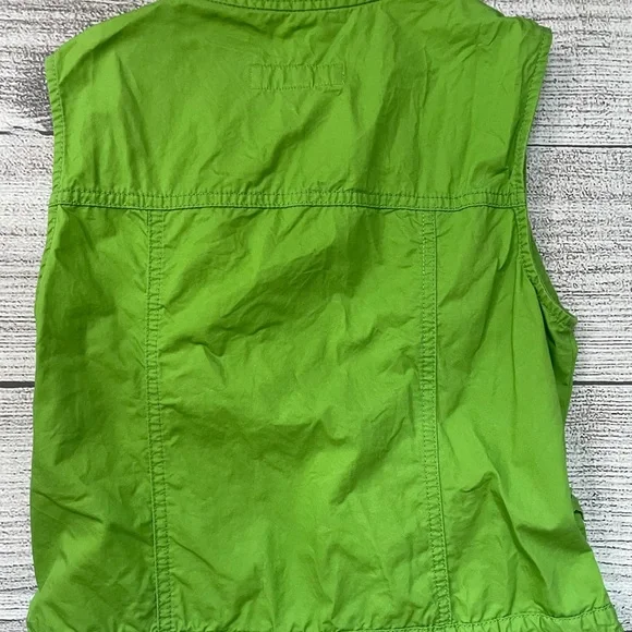 MICHAEL KORS GREEN ZIP UP DRAWSTRING DRESS  XS - Picture 5 of 7